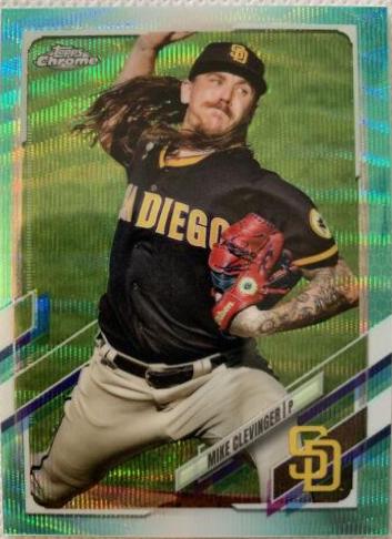 Mike Clevinger [Aqua Wave Refractor] #130