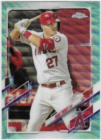 Mike Trout [Aqua Wave Refractor] #27