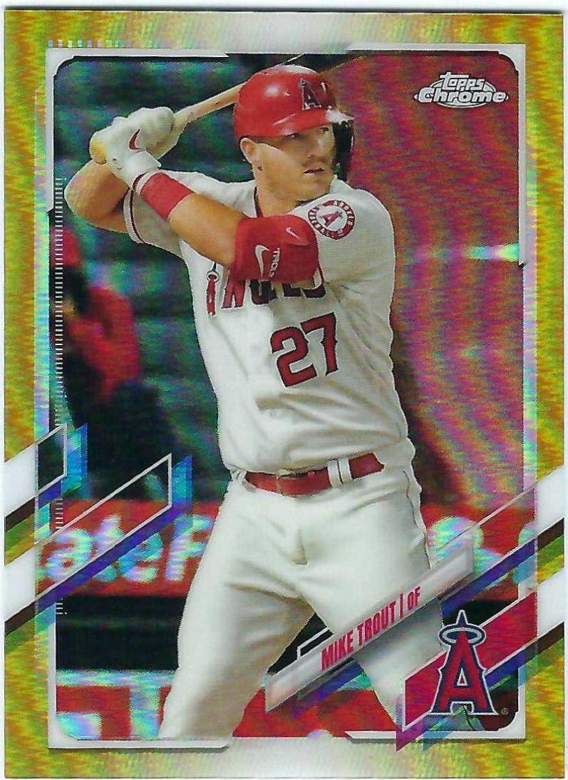 Mike Trout [Gold Refractor] #27