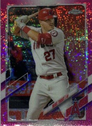 Mike Trout [Magenta Speckle Refractor] #27