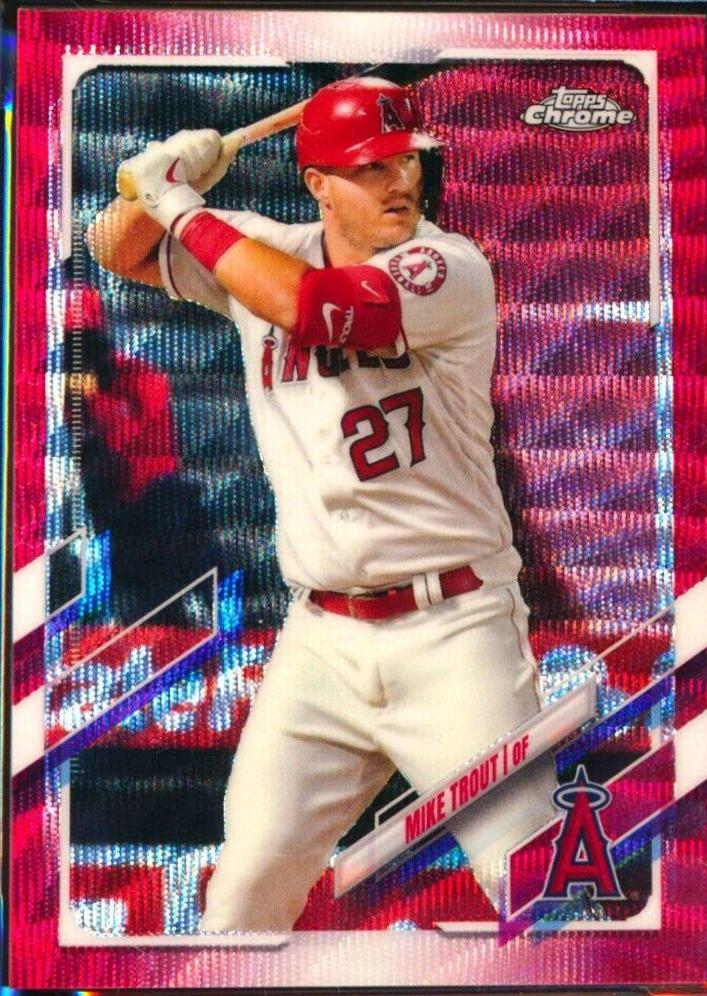 Mike Trout [Red Wave Refractor] #27
