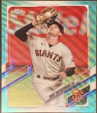 Mike Yastrzemski [Aqua Wave Refractor] #108