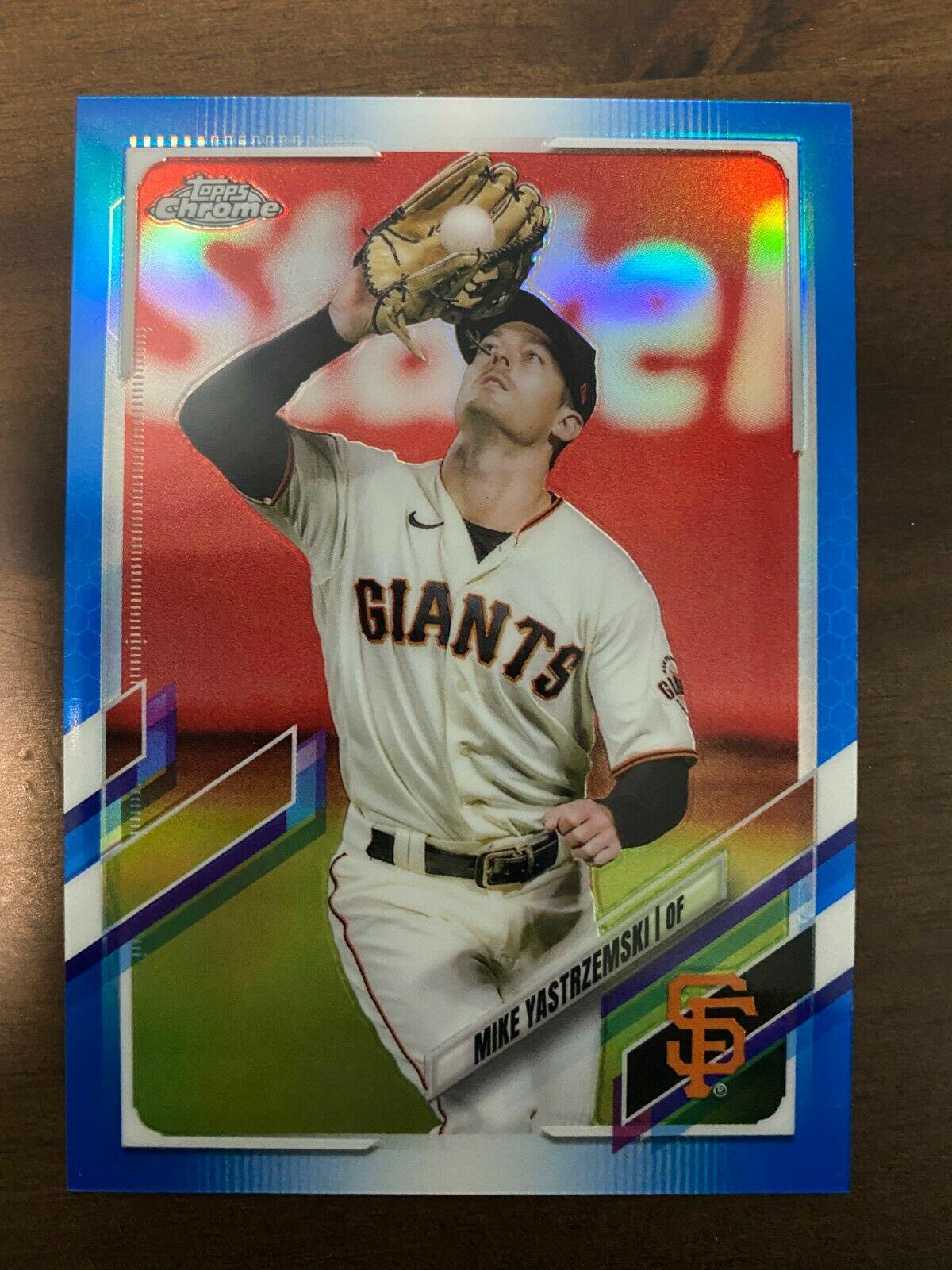 Mike Yastrzemski [Blue Refractor] #108