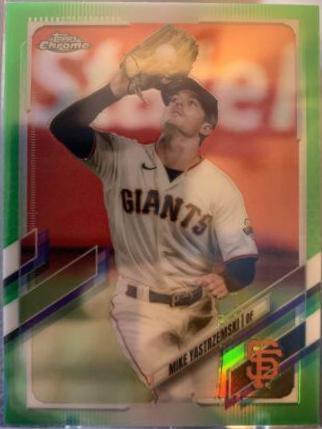 Mike Yastrzemski [Green Refractor] #108