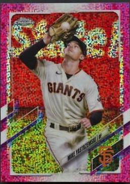 Mike Yastrzemski [Magenta Speckle Refractor] #108