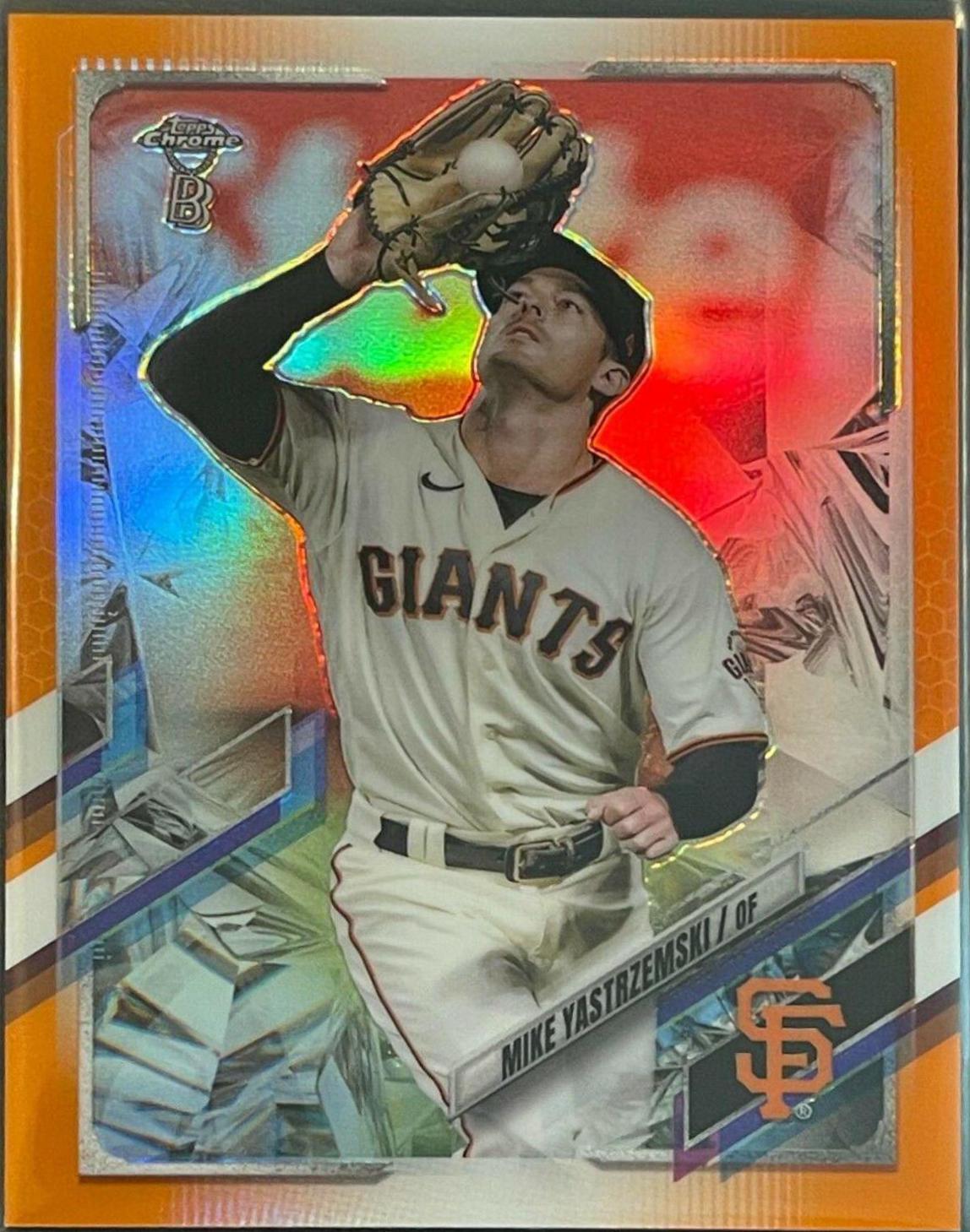 Mike Yastrzemski [Orange Refractor] #108