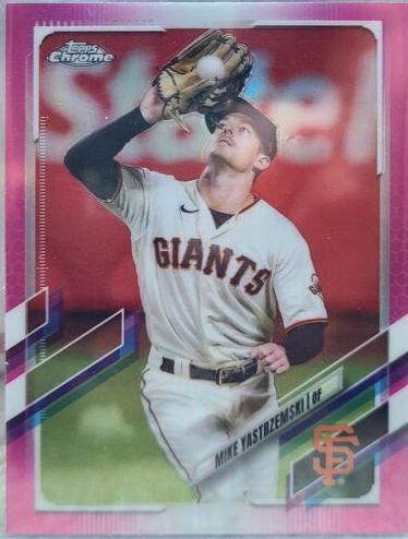 Mike Yastrzemski [Pink Refractor] #108