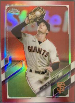 Mike Yastrzemski [Red Refractor] #108