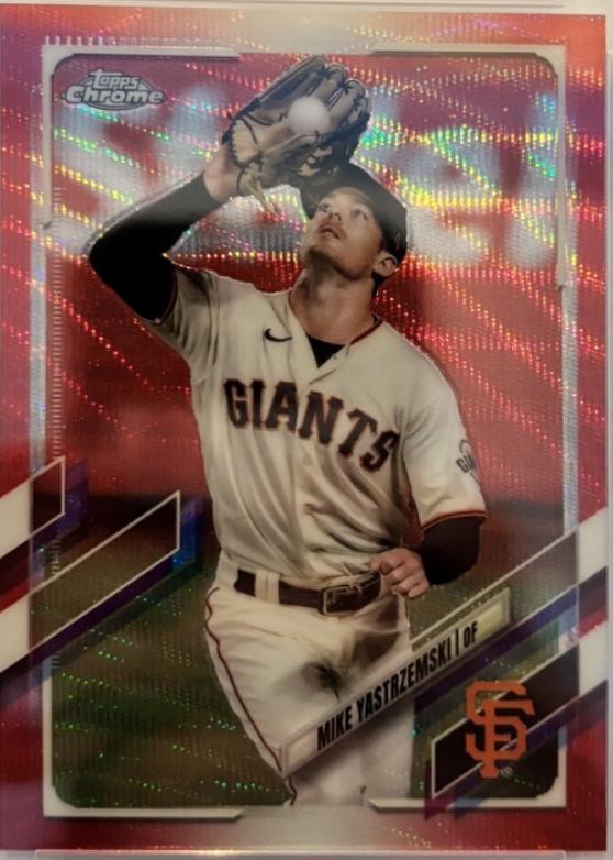 Mike Yastrzemski [Red Wave Refractor] #108