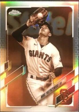 Mike Yastrzemski [Sepia Refractor] #108