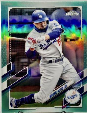 Mookie Betts [Aqua Refractor] #100