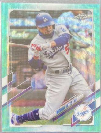 Mookie Betts [Aqua Wave Refractor] #100
