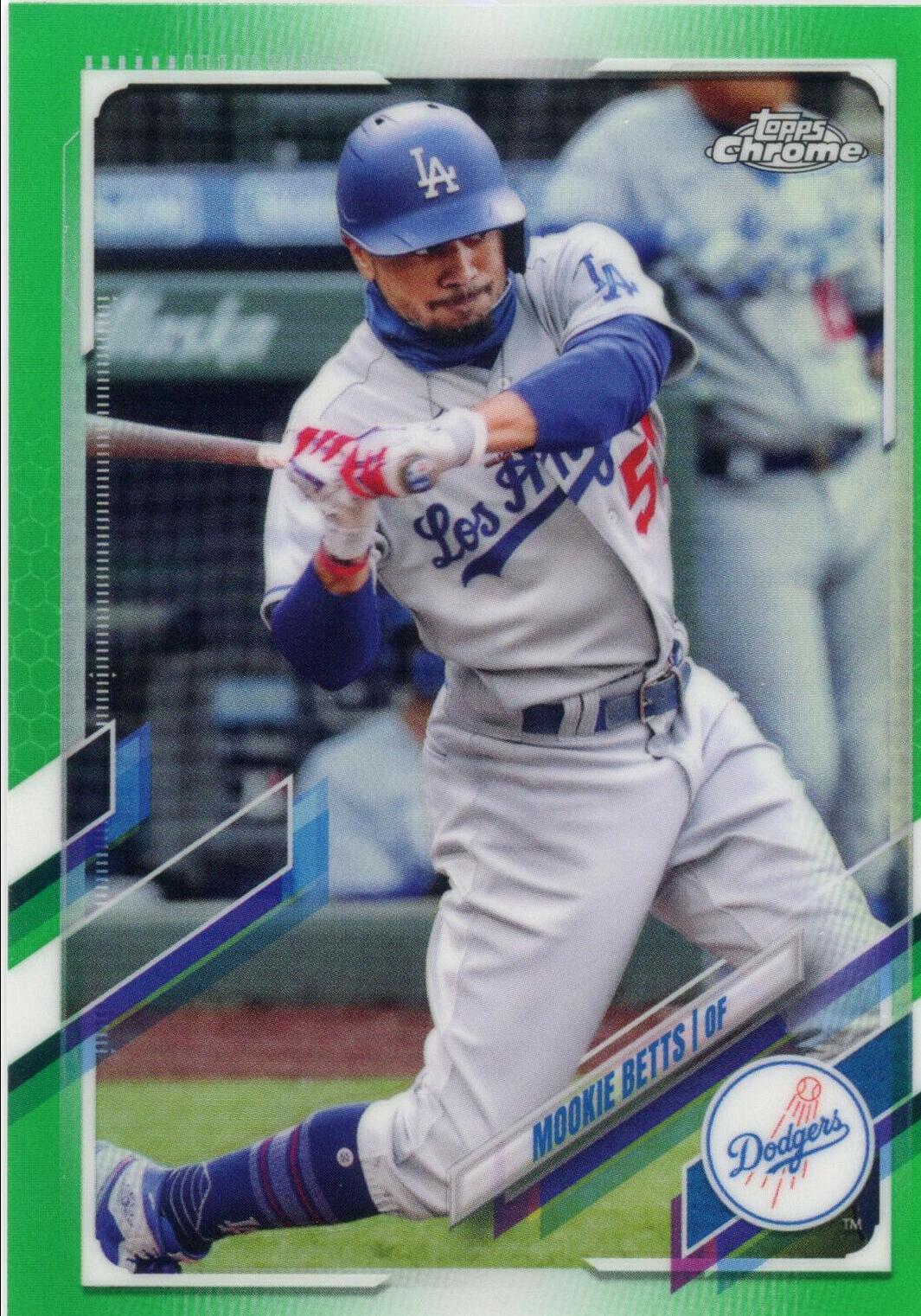 Mookie Betts [Green Refractor] #100