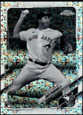 Nate Pearson [Black & White Mini Diamond Refractor] #136