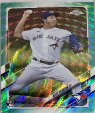 Nate Pearson [Blue Wave Refractor] #136