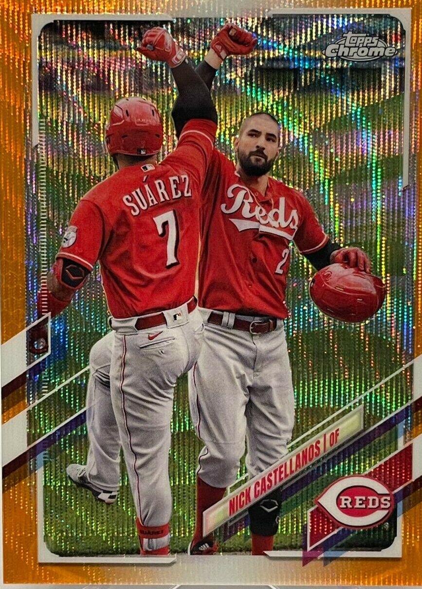 Nick Castellanos [Orange Wave Refractor] #205