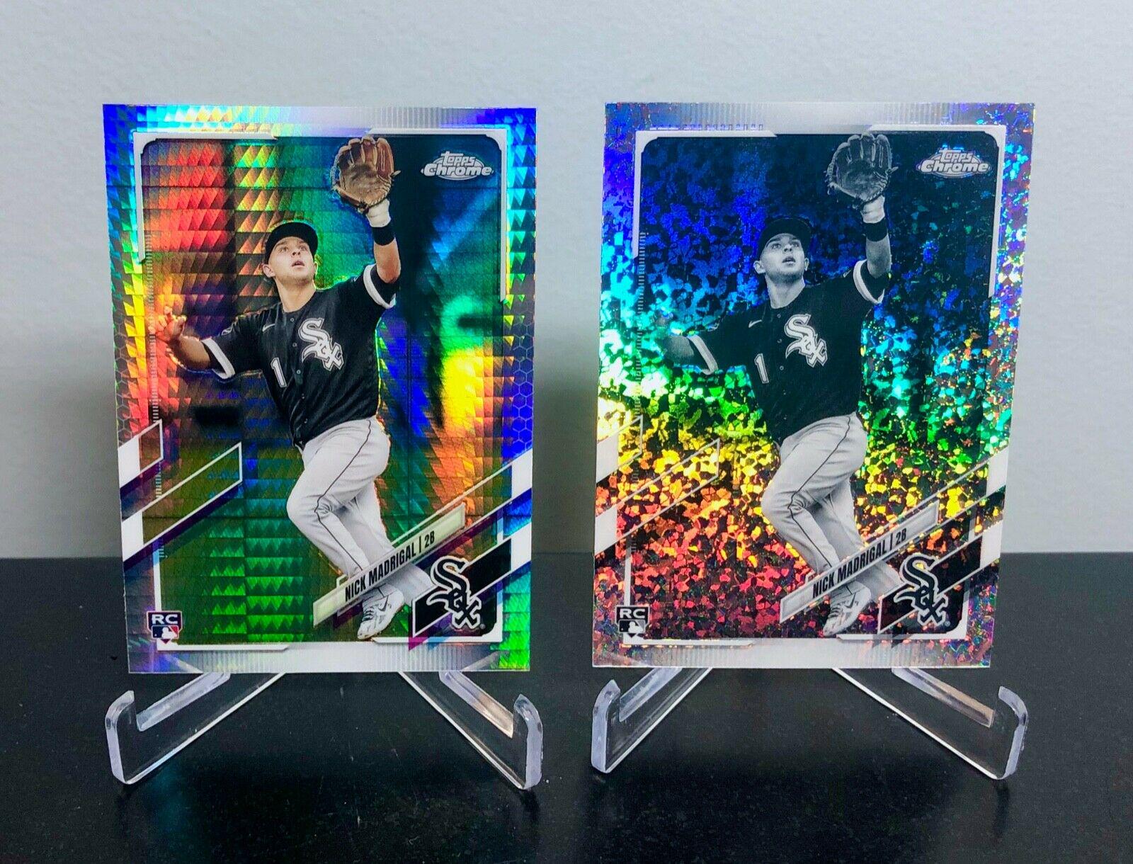 Nick Madrigal [Black & White Mini Diamond Refractor] #79