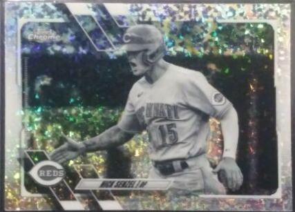 Nick Senzel [Black & White Mini Diamond Refractor] #185