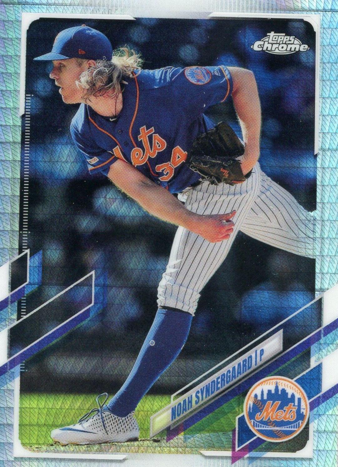 Noah Syndergaard [Orange Wave Refractor] #35