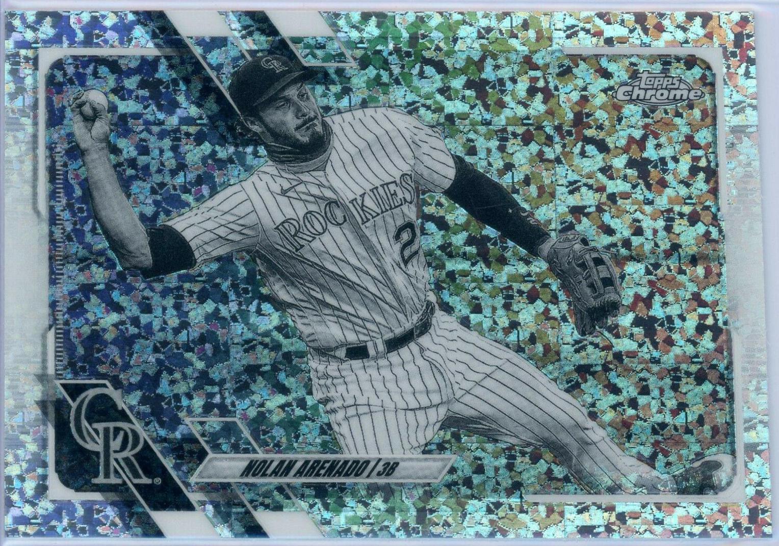 Nolan Arenado [Black & White Mini Diamond Refractor] #84