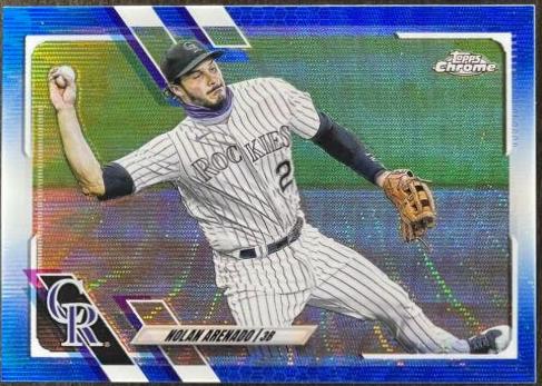 Nolan Arenado [Blue Wave Refractor] #84