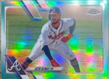 Ozzie Albies [Aqua Refractor] #24