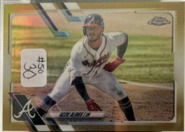 Ozzie Albies [Gold Wave Refractor] #24