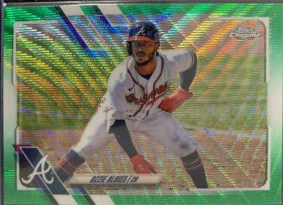 Ozzie Albies [Green Wave Refractor] #24