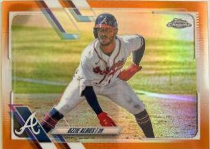 Ozzie Albies [Orange Refractor] #24