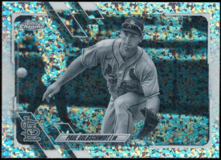 Paul Goldschmidt [Black & White Mini Diamond Refractor] #14