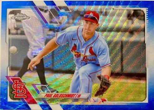 Paul Goldschmidt [Blue Wave Refractor] #14