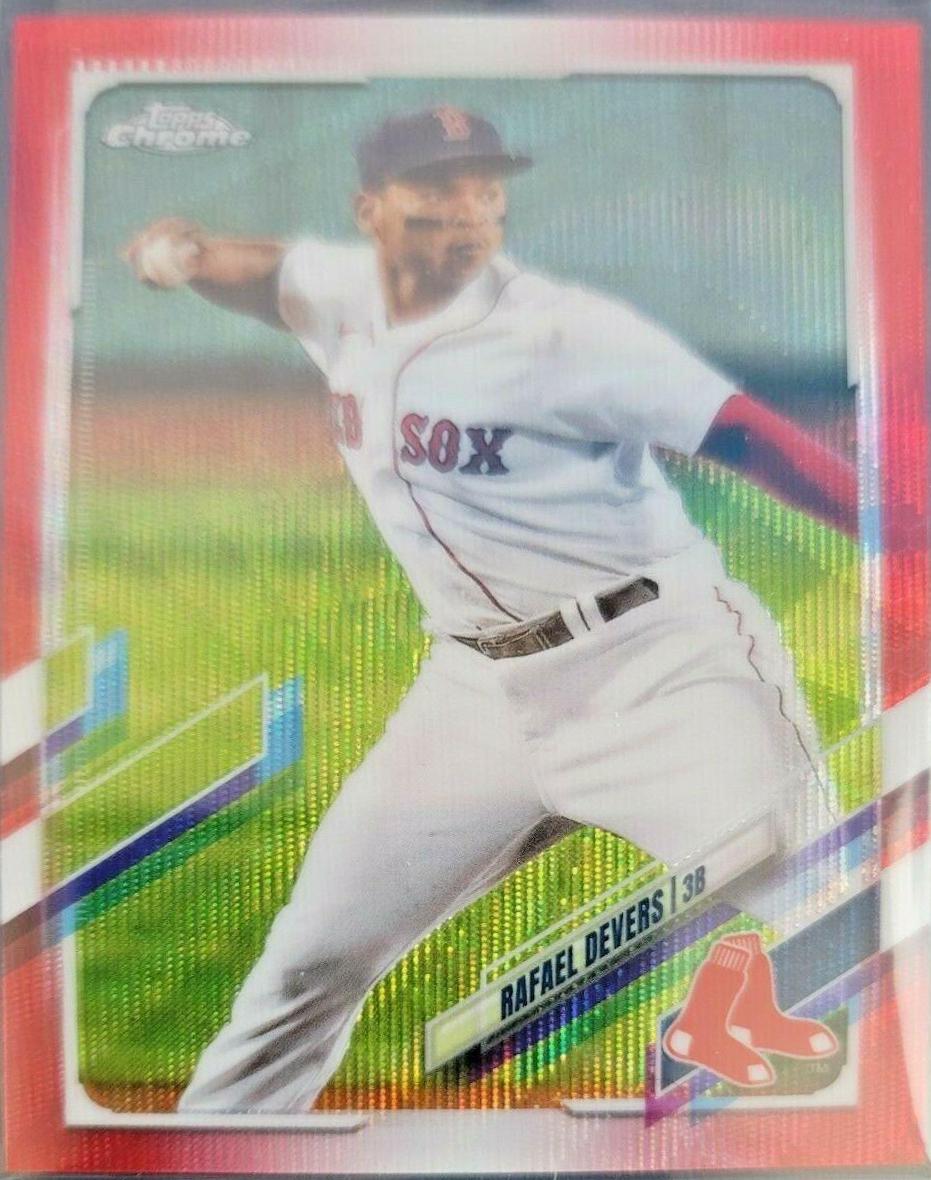 Rafael Devers [Red Wave Refractor] #94