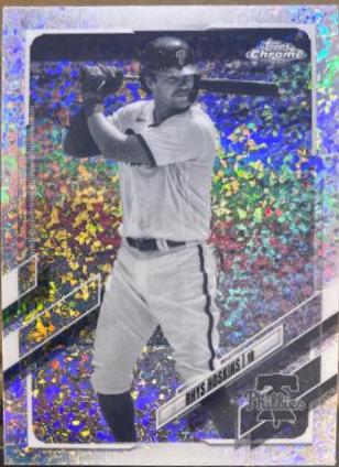 Rhys Hoskins [Black & White Mini Diamond Refractor] #182