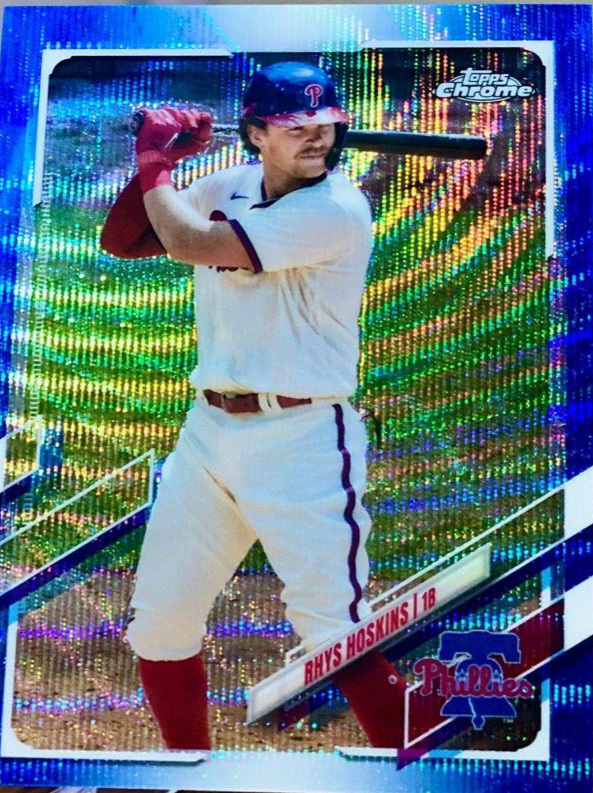 Rhys Hoskins [Blue Wave Refractor] #182