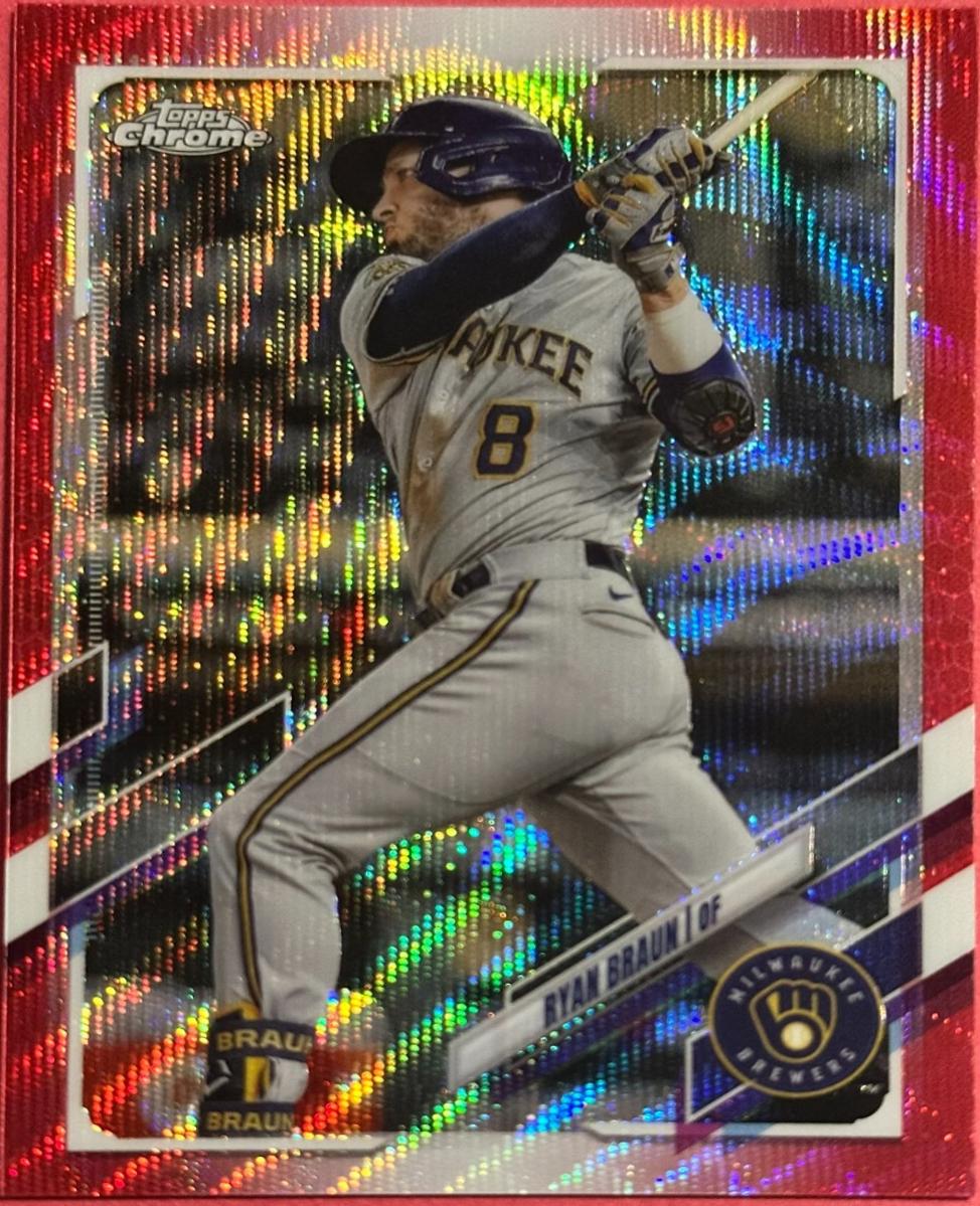 Ryan Braun [Red Wave Refractor] #164