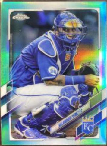 Salvador Perez [Aqua Refractor] #155