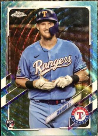 Sam Huff [Aqua Wave Refractor] #81
