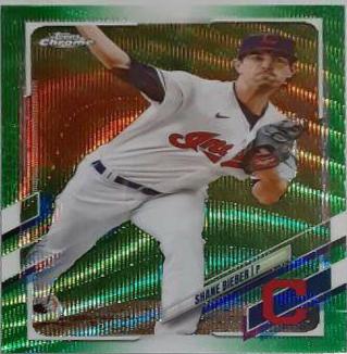 Shane Bieber [Green Wave Refractor] #198