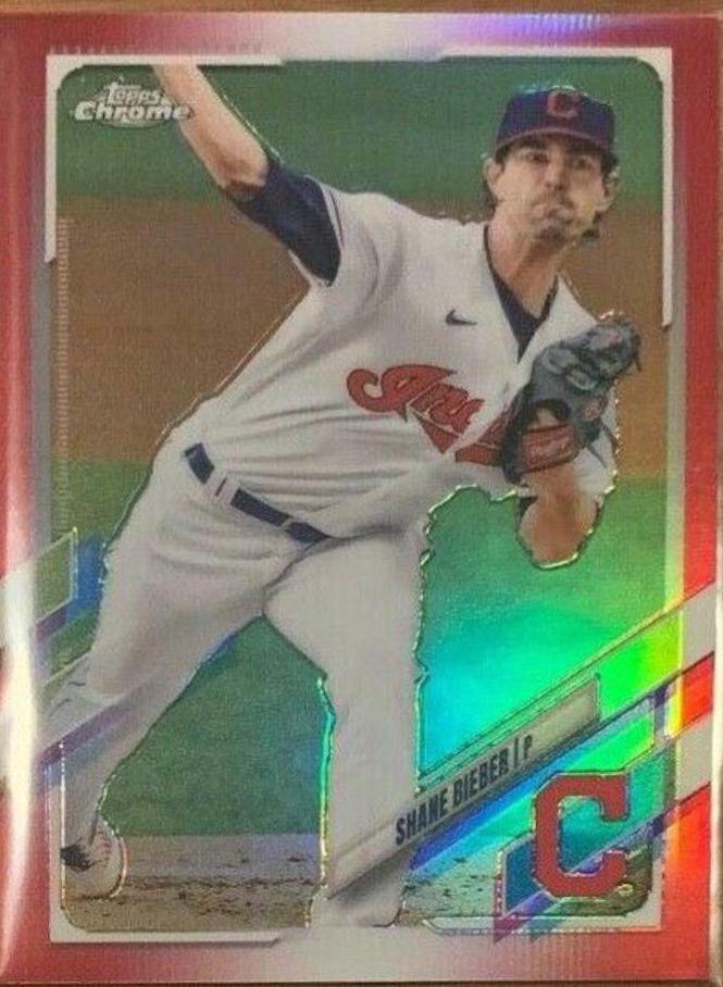 Shane Bieber [Red Refractor] #198