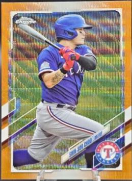 Shin Soo Choo [Orange Wave Refractor] #127