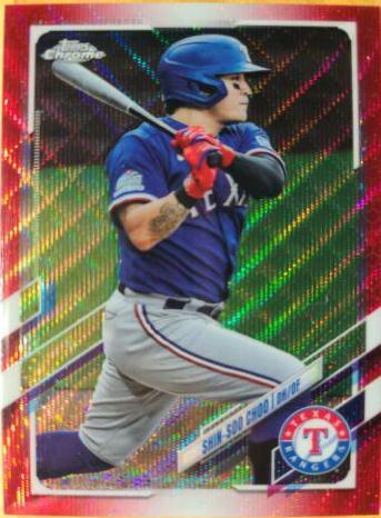 Shin Soo Choo [Red Wave Refractor] #127