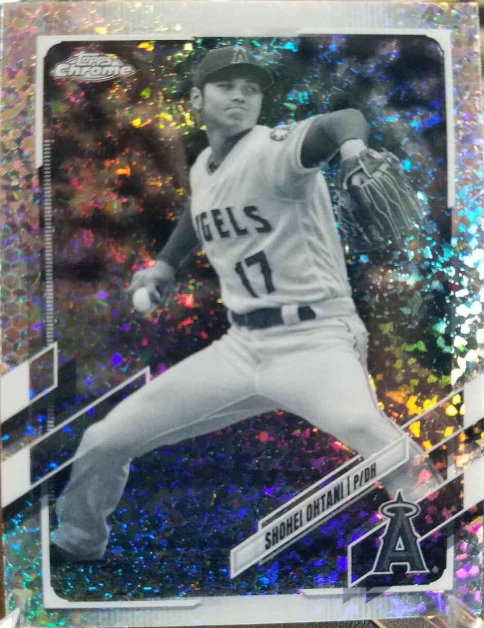 Shohei Ohtani [Black & White Mini Diamond Refractor] #159