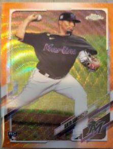 Sixto Sanchez [Orange Wave Refractor] #193