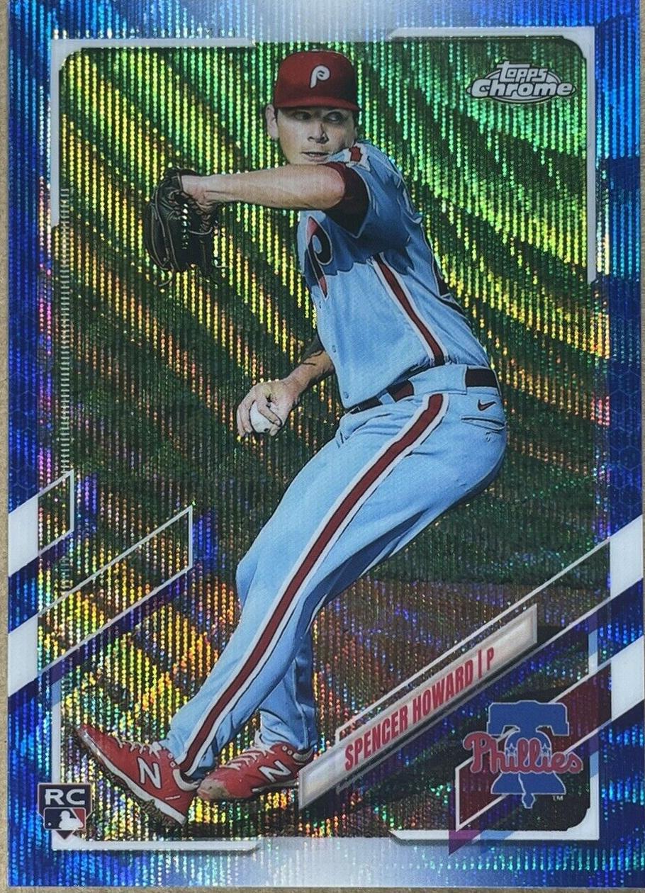 Spencer Howard [Blue Wave Refractor] #114