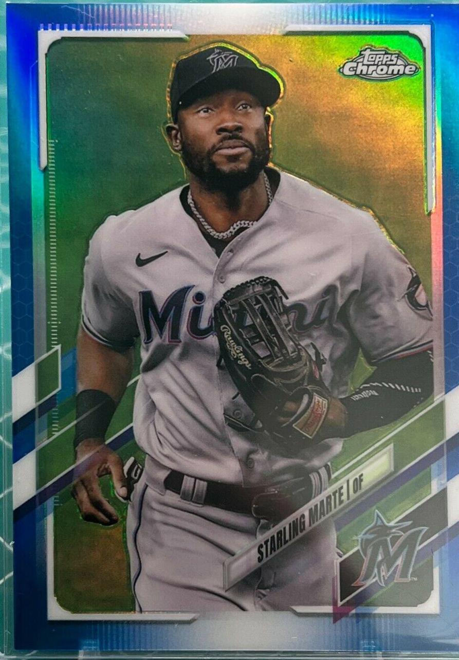 Starling Marte [Blue Refractor] #160