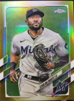 Starling Marte [Gold Refractor] #160