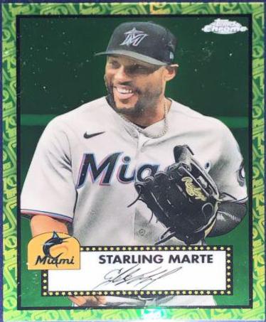 Starling Marte [Green Refractor] #160