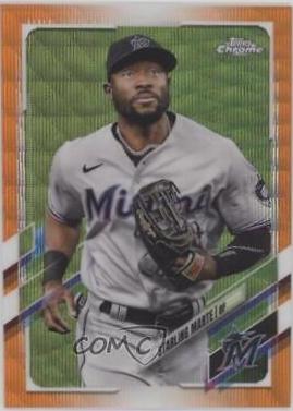 Starling Marte [Orange Wave Refractor] #160