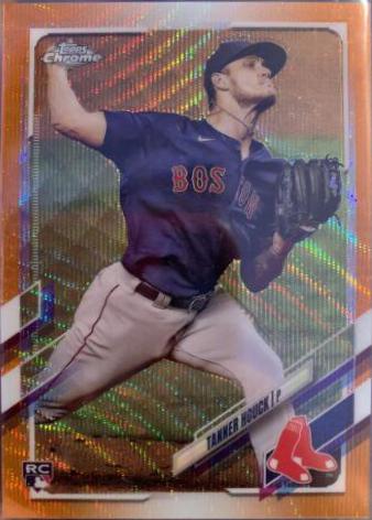 Tanner Houck [Orange Wave Refractor] #59