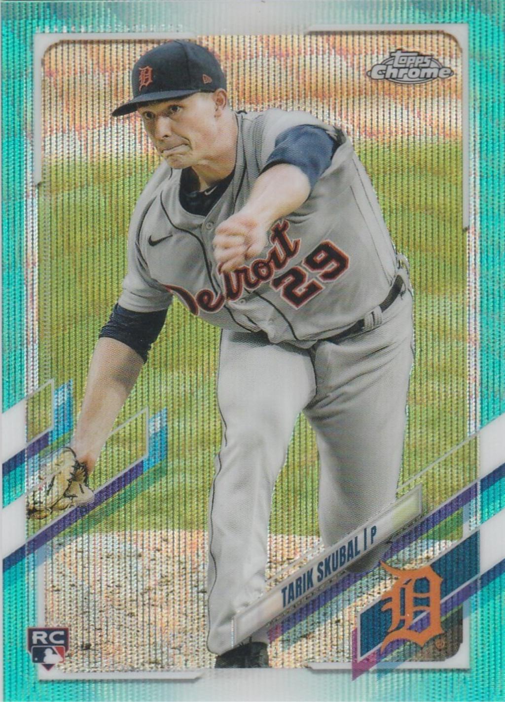 Tarik Skubal [Aqua Wave Refractor] #103